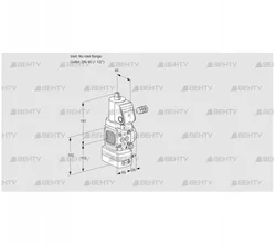 VAD2-/40R/NWSR-100A (88033019) Газовый клапан с регулятором давления Kromschroder