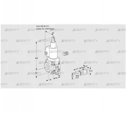 VAS350/-R/LWSL (88015247) Газовый клапан Kromschroder