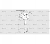 IBH80Z01A/40A2A (88300728) Дроссельная заслонка Kromschroder