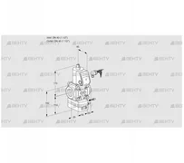 VAG240R/NWAE (88001254) Газовый клапан с регулятором соотношения Kromschroder