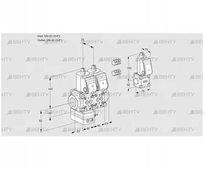 VCD1E20R/20R05D-25NWR3/PPPP/PPZS (88102797) Регулятор давления Kromschroder