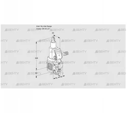 VAS3-/50R/LQGR (88032877) Газовый клапан Kromschroder