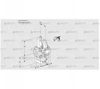 VAG1E25R/20R05GEVWR/PP/PP (88107199) Газовый клапан с регулятором соотношения Kromschroder