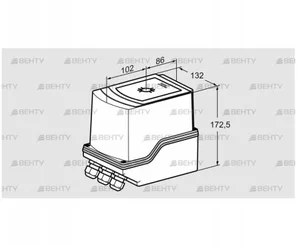 IC 50-60Q30TR10 (74215220) Сервопривод Kromschroder