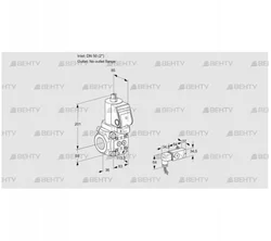 VAS3T50/-N/NKGR (88020825) Газовый клапан Kromschroder