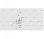 VAD240R/NW-100A (88000267) Газовый клапан с регулятором давления Kromschroder