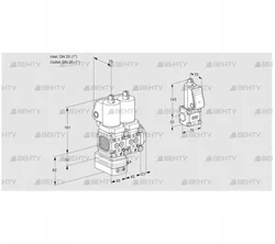 VCD1T25N/25N05FD-50NKGL/PPZS/PPPP (88104051) Регулятор давления Kromschroder