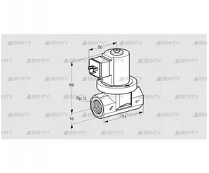 VGP 15R02Q5 (85294302) Запорный газовый клапан Kromschroder