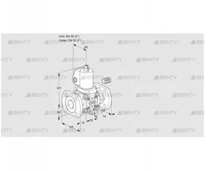 VAS350F/NKGL (88011016) Газовый клапан Kromschroder