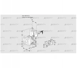 VAS350/-F/NW (88025847) Газовый клапан Kromschroder