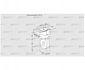 IBG40Z05/20-60Q3E (88302453) Дроссельная заслонка Kromschroder