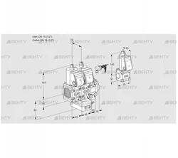 VCG1E15R/15R05FNGEVWR/PPPP/PPZS (88104657) Клапан с регулятором соотношения Kromschroder