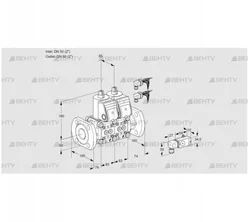 VCS3E50F/50F05NNKR6/3-PP/PPPP (88104330) Сдвоенный газовый клапан Kromschroder