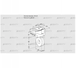 IBG40/25Z05/20-30W3E (88301052) Дроссельная заслонка Kromschroder