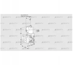 VAS350/-F/NWGL (88030591) Газовый клапан Kromschroder