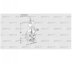 VAS350R/LPGR (88017870) Газовый клапан Kromschroder