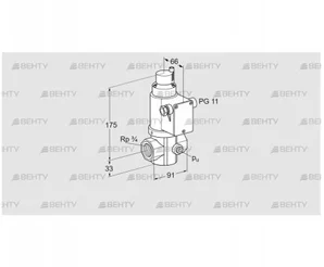 VG 20R02LK31D (85206160) Запорный газовый клапан Kromschroder