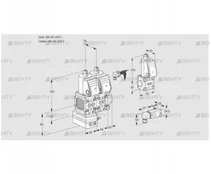 VCD1E20R/20R05FD-50NWR/2-PP/PPZS (88105216) Регулятор давления Kromschroder