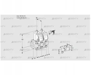 VCS3E50R/50R05NNWR/PPPP/-3PP (88101023) Сдвоенный газовый клапан Kromschroder