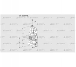 VAV2-/40R/NQSRAK (88018078) Газовый клапан с регулятором соотношения Kromschroder