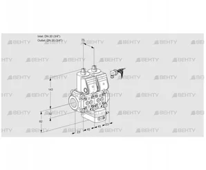 VCD1E20R/20R05ND-50WR/PPPP/PPPP (88103010) Регулятор давления Kromschroder