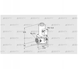 VR 65R01NT33D (85249400) Воздушный электромагнитный клапан Kromschroder