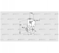 VG 20R02NQ31D (85206220) Запорный газовый клапан Kromschroder