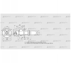 BIC 80RM-350/385-(12A)E (84099523) Газовая горелка Kromschroder