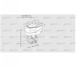 IFC3T65/65N05-25PPPP/20-60Q3E (88302575) Регулирующий клапан с сервоприводом Kromschroder