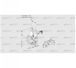 VAS340R/NW (88034011) Газовый клапан Kromschroder