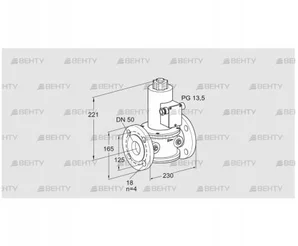 VG 50/39F10NT33 (85261160) Запорный газовый клапан Kromschroder