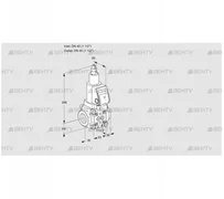 VAS3T40N/LQGR (88002230) Газовый клапан Kromschroder