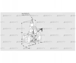 VAS350F/LWSR (88032633) Газовый клапан Kromschroder