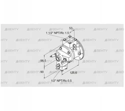 TJ28.0025-A1AMATNFA9D2FSB1 (85401325) Газовая горелка Kromschroder