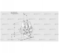 VCH1T20N/20N05NHAVQSR/PPPP/PPPP (88103872) Клапан с регулятором расхода Kromschroder