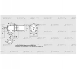 ZIC 165RB-0/35-(17)D (84246516) Газовая горелка Kromschroder