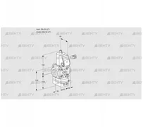 VAG350R/NWAN (88012306) Газовый клапан с регулятором соотношения Kromschroder