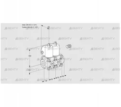 VCS3E40R/40R05NNWL3/PPPP/PPPP (88106762) Сдвоенный газовый клапан Kromschroder