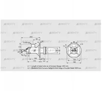 BICA 65RB-400/435-(37)D (84022051) Газовая горелка Kromschroder