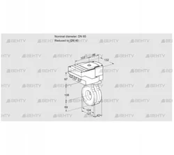 IBG65/40W05/40A2A (88302187) Дроссельная заслонка Kromschroder