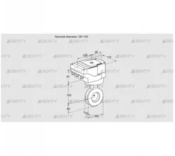 IBGF100Z05/20-30W3E (88301069) Дроссельная заслонка Kromschroder