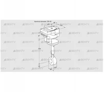 IBHR40Z01A/40A2AR10 (88303134) Дроссельная заслонка Kromschroder