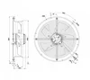 Осевой вентилятор ebmpapst W2D300CP0230