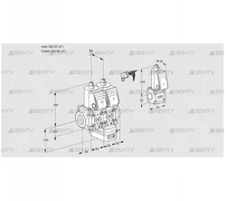 VCG3E50R/50R05NGEWR/PPPP/PPZS (88103522) Клапан с регулятором соотношения Kromschroder