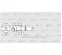 BIC 80RB-300/335-(6)E (84032041) Газовая горелка Kromschroder