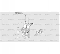 VAD240R/NW-50A (88033127) Газовый клапан с регулятором давления Kromschroder