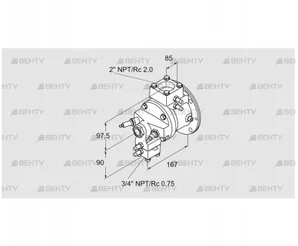 TJ28.0040-A1AHATNB2D5FSB0 (85401017) Газовая горелка Kromschroder