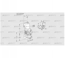 VAV1-/25R/NWSLAK (88025731) Газовый клапан с регулятором соотношения Kromschroder