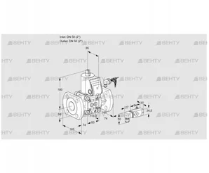 VAS350F/NW (88018110) Газовый клапан Kromschroder