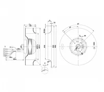 Центробежный вентилятор ebmpapst R2D220AC1420